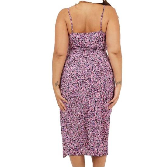 Brave Soul - Midikleid für Damen, V-Ausschnitt, Kurven, Ärmellos (Pink) - Image 2