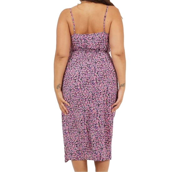 Brave Soul - Midikleid für Damen, V-Ausschnitt, Kurven, Ärmellos (Pink) - Image 3