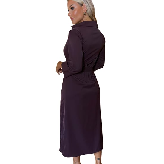 AX Paris - Midi Hemd Kleid für Damen (Pflaume) - Image 2