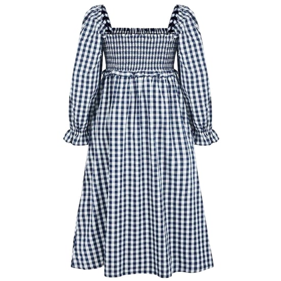 Miso - Midikleid für Damen, Langärmlig (Marine/Weiß) - Image 2