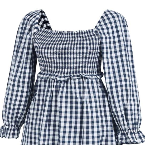 Miso - Midikleid für Damen, Langärmlig (Marine/Weiß) - Image 3