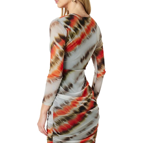 AX Paris - Bodycon Kleid für Damen, Netzmaterial (Cremefarbe) - Image 4