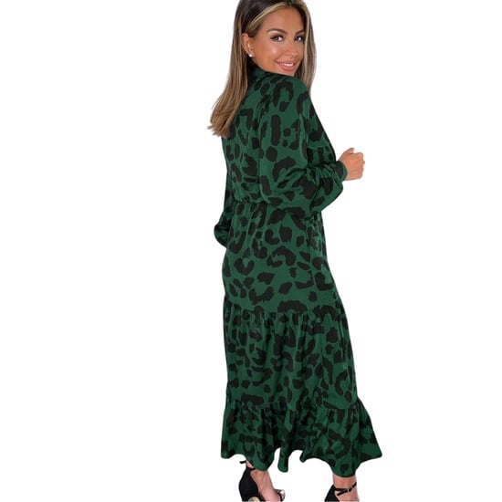 AX Paris - Kittelkleid für Damen, Langärmlig (Grün) - Image 3