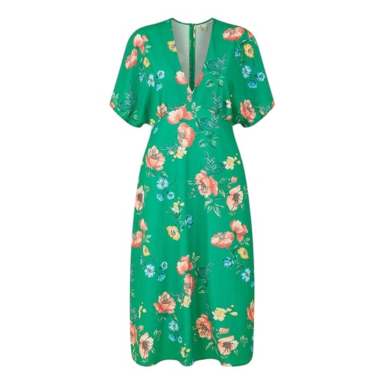 Yumi - Wickelkleid für Damen, Kimonoärmel (Grün) - Image 1
