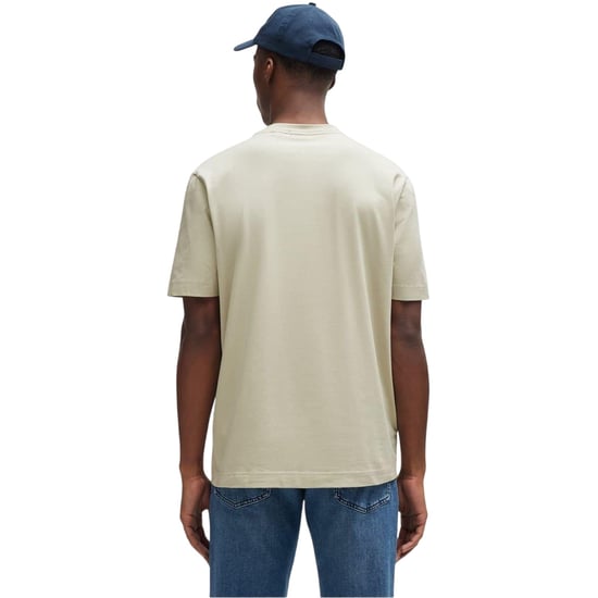 Boss - "Tchup" T-Shirt für Herren, Übergroß (Hellbeige) - Image 3