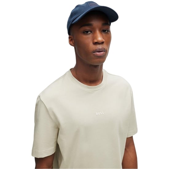 Boss - "Tchup" T-Shirt für Herren, Übergroß (Hellbeige) - Image 4