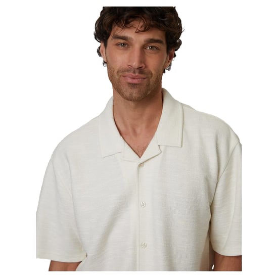 Threadbare - "Antti" Hemd für Herren, leger, kurzärmlig (Ecru) - Image 4