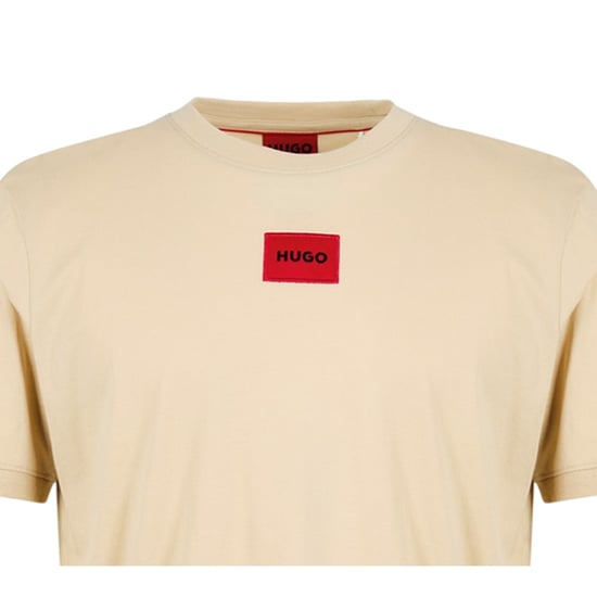 Hugo - "Diragolino" T-Shirt für Herren (Beige) - Image 3