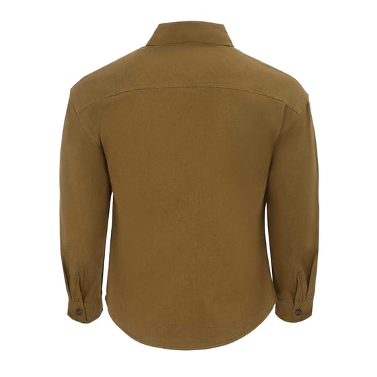 Firetrap - Hemd für Herren, Schwere Qualität, Langärmlig (Armee-Khaki) - Image 2