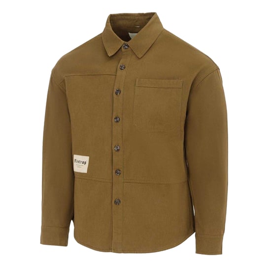Firetrap - Hemd für Herren, Schwere Qualität, Langärmlig (Armee-Khaki) - Image 3