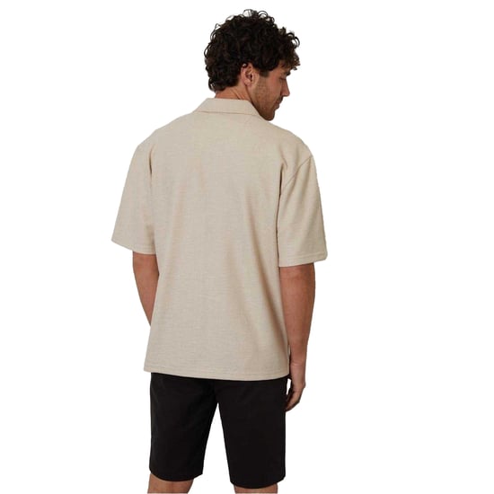 Threadbare - "Antti" Hemd für Herren, leger, kurzärmlig (Steinfarben) - Image 2