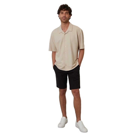 Threadbare - "Antti" Hemd für Herren, leger, kurzärmlig (Steinfarben) - Image 4
