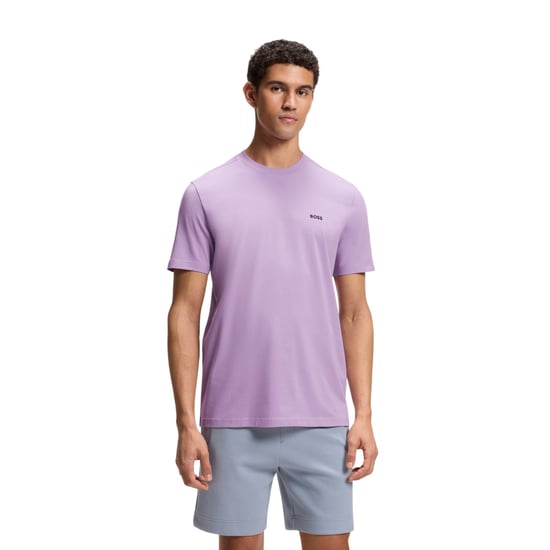 Boss - "Tchup" T-Shirt für Herren, Übergroß (Violett) - Image 1