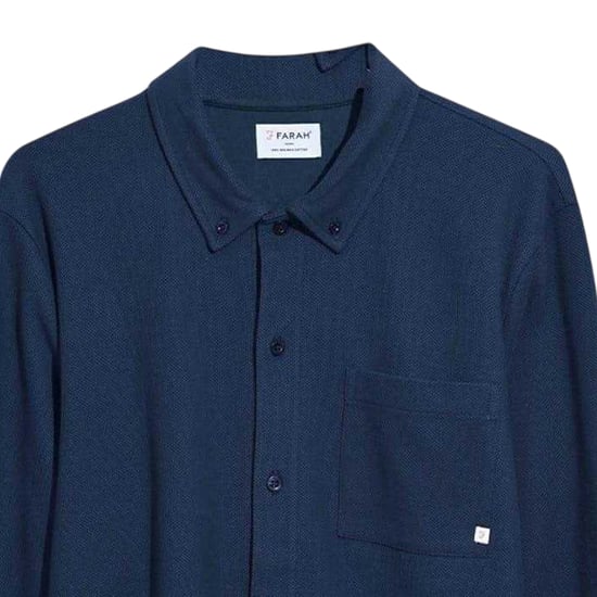 Farah - Hemd für Herren, Regulär, Langärmlig (wahres Marienblau) - Image 3
