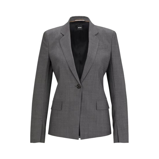 Boss - Anzugjacke für Damen, Hals Kerbe (Grau) - Image 2