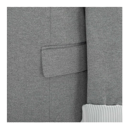 Miso - Blazer für Damen, Umgekrempelter Umschlag (Hellgrau) - Image 4