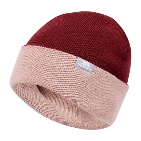 Trespass - "Montana" Mütze für Herren/Damen Unisex, gerippt, Winter (dunkele Kirsche) - Image 1