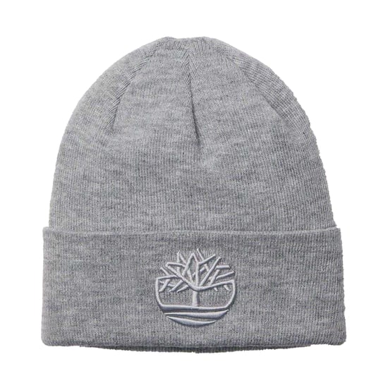 Timberland - Mütze für Herren/Damen Unisex, gerippt (Mittelgrau) - Image 1