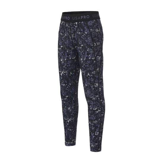 USA Pro - Leggings für Mädchen (Schwarz) - Image 3