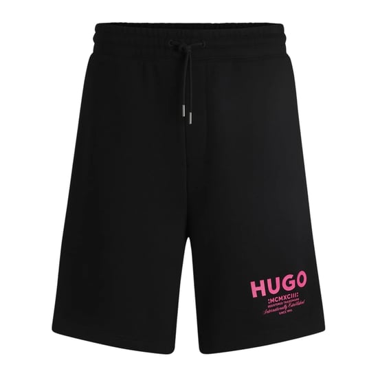 Hugo Boss - "Nomario" Sweat-Shorts für Herren (Schwarz/Pink) - Image 2
