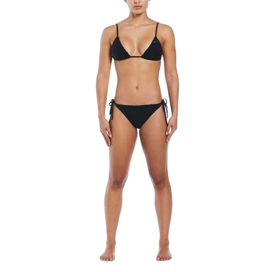 Nike - Bikini Oberteil für Damen, Hinten geknotet (Schwarz) - Image 1