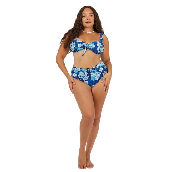 Brave Soul - Bikini Oberteil für Damen (Blau/Weiß) - Image 1