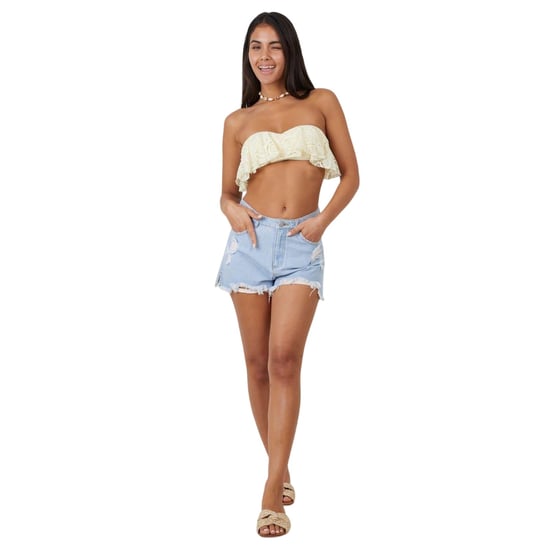 Brave Soul - Bikini Oberteil für Damen, Bandeau (Gelb) - Image 1