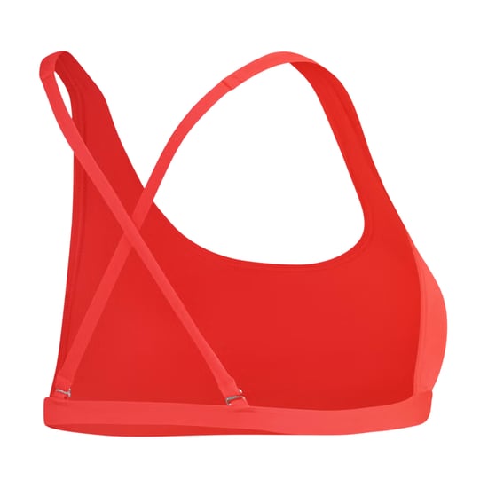 Speedo - Bikini Oberteil für Damen, Runder Auschnitt (Rot) - Image 3