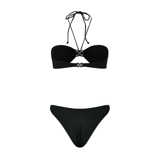 Off White - Bikini Oberteil-Set für Damen (Schwarz) - Image 2