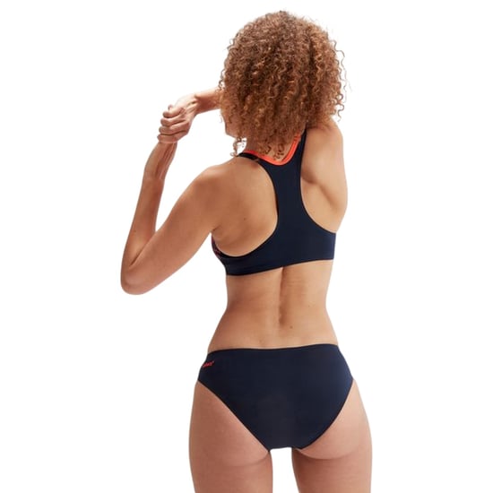 Speedo - Zweiteiliger Badeanzug für Damen (Marine/Pink) - Image 2