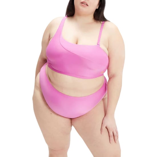 Speedo - Bikini-Set für Damen, Asymmetrisch, Plus (Violett) - Image 1