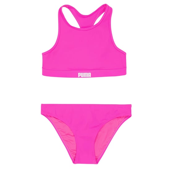 Puma - Zweiteiliger Badeanzug für Damen (Fluoreszierendes Pink) - Image 1