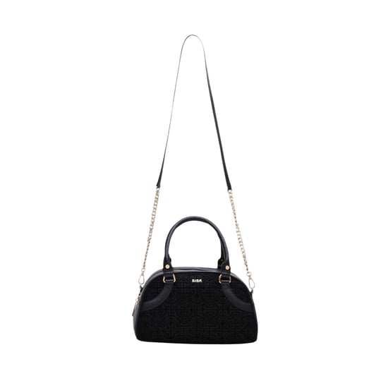 Biba - Bowlingtasche, Logo, Leder (Schwarz) - Image 2
