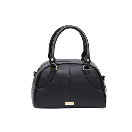 Biba - Bowlingtasche, Logo, Leder (Schwarz) - Image 3