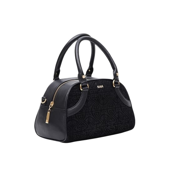 Biba - Bowlingtasche, Logo, Leder (Schwarz) - Image 4