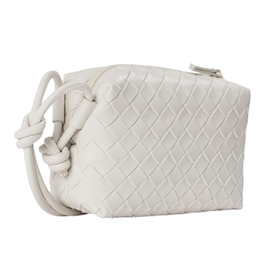 Jack Wills - Umhängetasche, gewebter Stoff, Leder (Cremefarbe) - Image 2