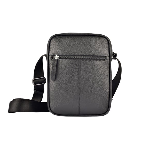 Firetrap - Umhängetasche, Unifarben, Leder, Alltag (Schwarz) - Image 2