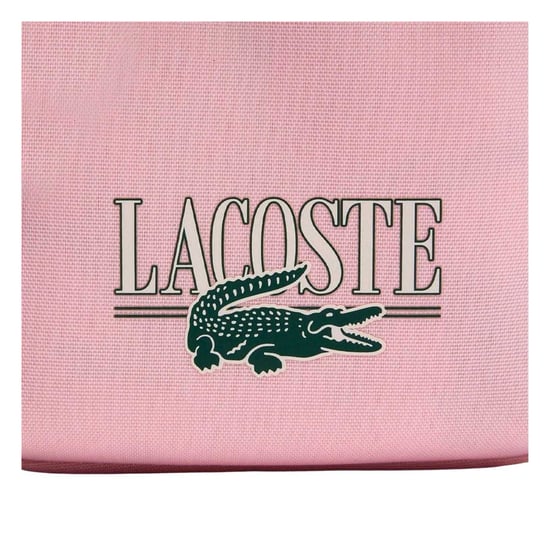 Lacoste - Umhängetasche, Logo (Pink bedruckt) - Image 4