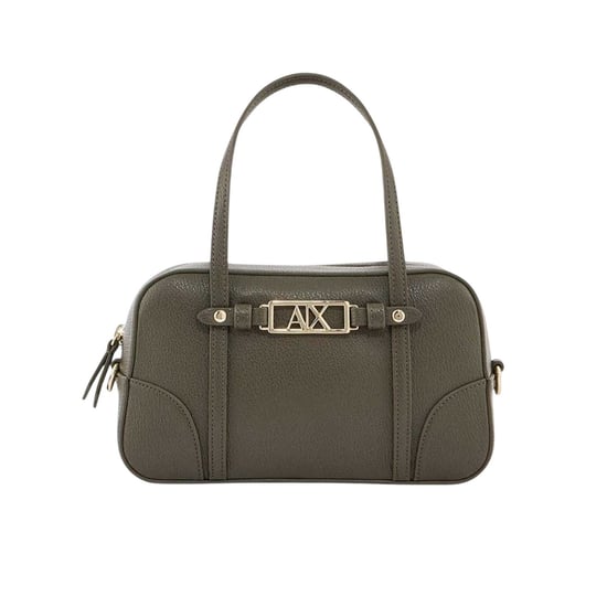 Armani Exchange - Umhängetasche für Damen , Metal Logo (Dunkel-Khaki) - Image 1