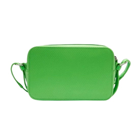 Lacoste - "Chantaco" Schultertasche für Damen , Kuh Leder (Grün) - Image 2