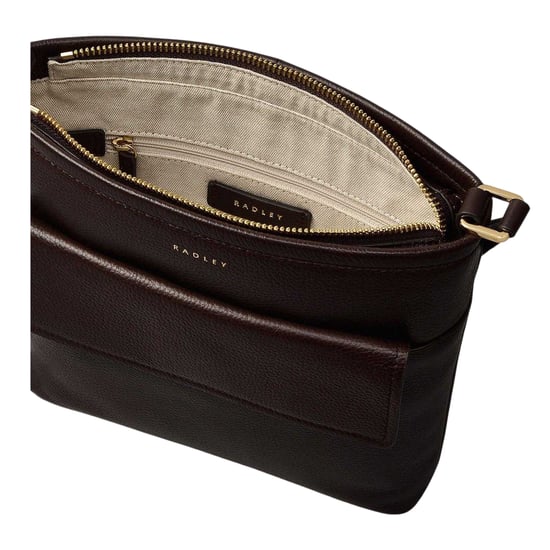 Radley - "Brompton" Handtasche, Krokodil, Lederverkleidung (Braun) - Image 3