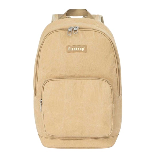 Firetrap - Rucksack, Logo, Kraftpapier (Beige) - Image 1