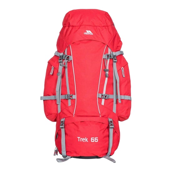 Trespass - "Trek" Rucksack, Wandern, 66L (Roter Ton) - Image 1