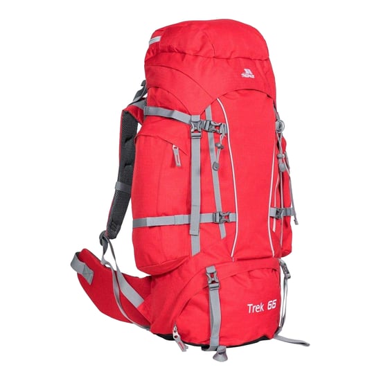 Trespass - "Trek" Rucksack, Wandern, 66L (Roter Ton) - Image 2