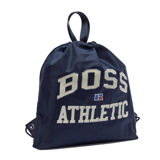 Boss - Turnbeutel, Lederverkleidung, Athletisch (Marine) - Image 1