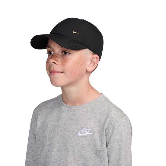 Nike - "Swoosh" Kappe für Kinder (Schwarz/Gold) - Image 3