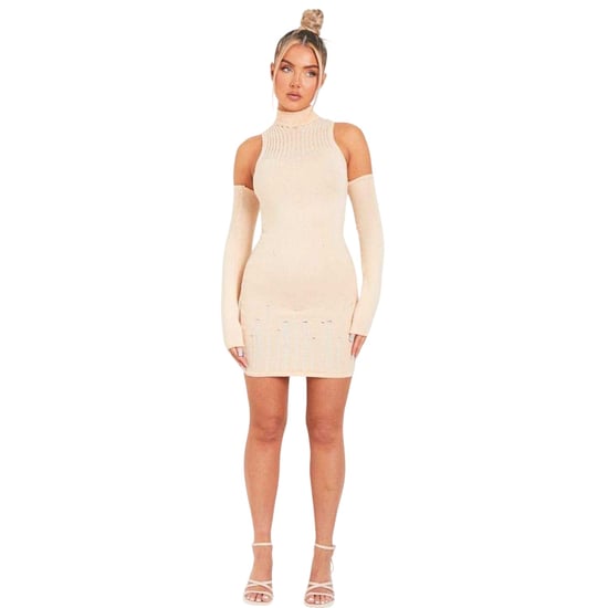 Missy Empire - Minikleid für Damen, Jerseyware (Steinfarben) - Image 1