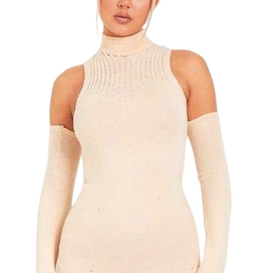Missy Empire - Minikleid für Damen, Jerseyware (Steinfarben) - Image 2