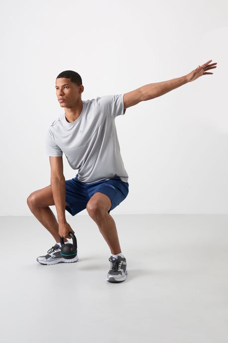 Herren Unifarbene Sweatshorts - Image 1