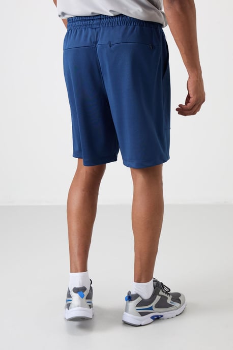 Herren Unifarbene Sweatshorts - Image 6